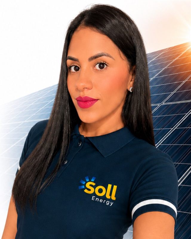 Consultora da Soll Energy, parceira do Grupo É em energia solar